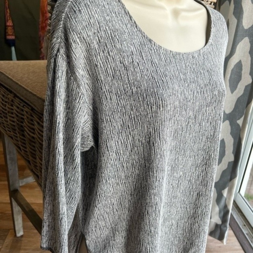 Women’s‎ Purejill J. Jill Gray Tunic Strechy Shirt sz SM